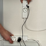 Moduel modular smart-home power system mounted on a wall — build a smart home without an electrician